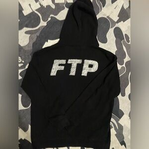 FTP Scribbles Black Hoodie Size L
